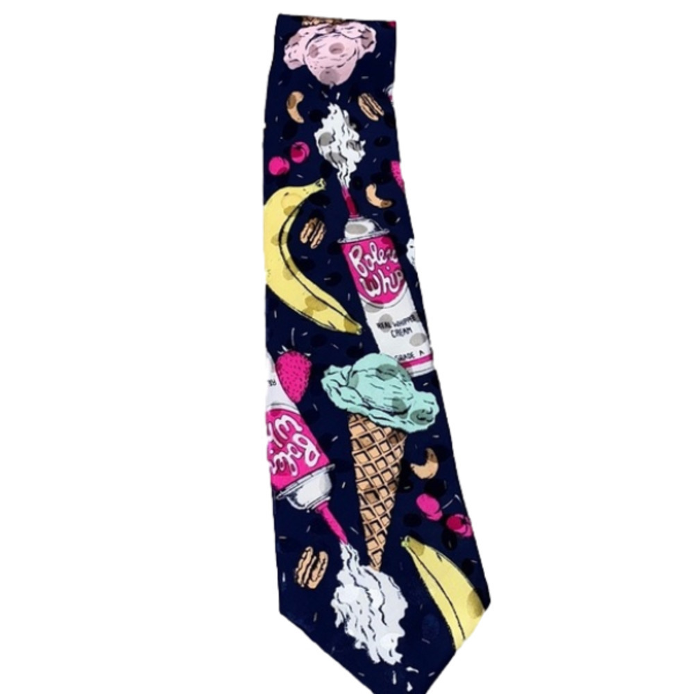 Addiction Dessert  time 100% Silk Tie